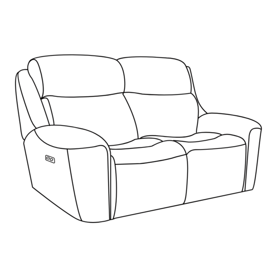 FLEXSTEEL Power Reclining Loveseat with Power Headrest and Lumbar Manual