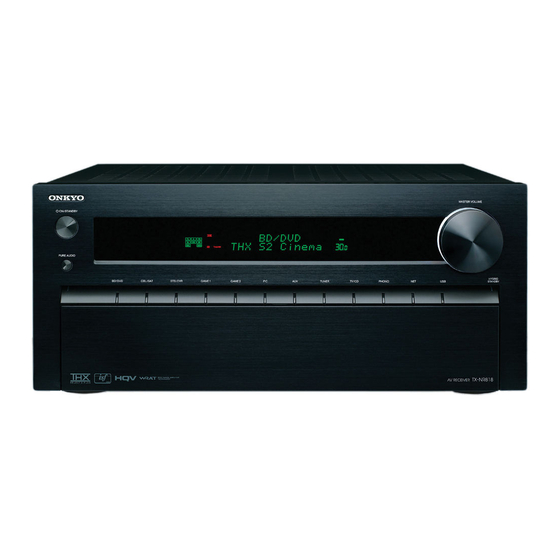 Onkyo TX-NR818 Product Release