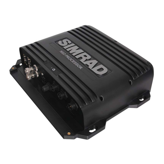 Simrad NSO-II Installation Manual
