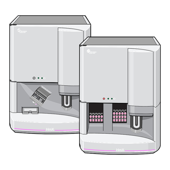 COULTER HmX Hematology Analyzer Manuals