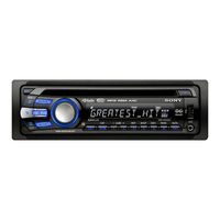 Sony CDXGT530UI - CD Receiver MP3/WMA/AAC Player Operating Instructions Manual