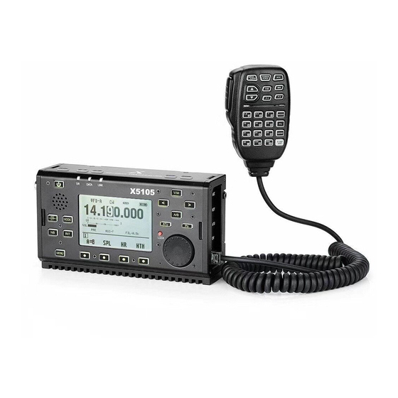 XIEGU X5105 Operation Manual