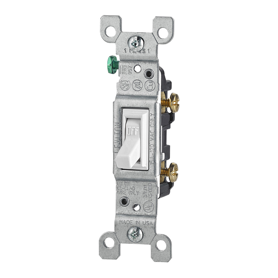 Leviton 1463 Installation Instructions