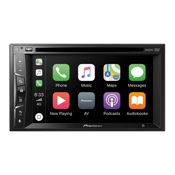 Pioneer AVH-1300NEX Installation Manual