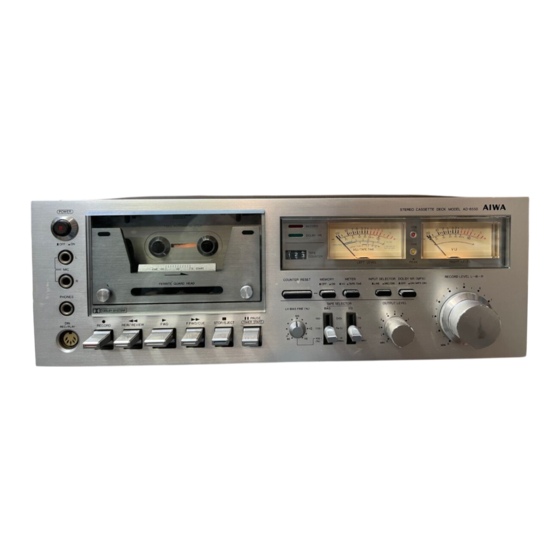 Aiwa AD-6550 Service Manual