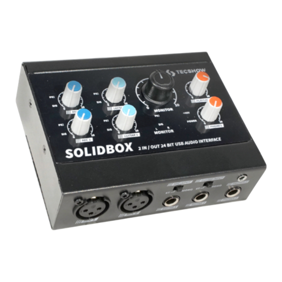 TECshow SOLIDBOX User Manual