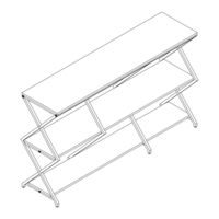 Allstand Unique 3 Tier Console Table Instruction Manual