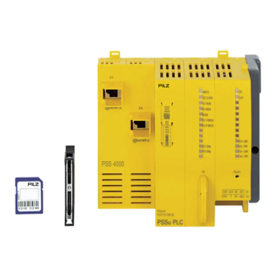 Pilz PSSu H PLC2 FS SN SD-T Operating Manual