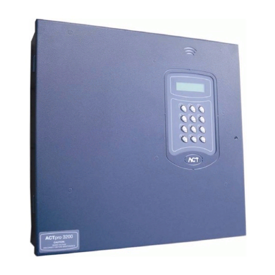 ACT ACTPRO 3200 Operating And Installation Instructions