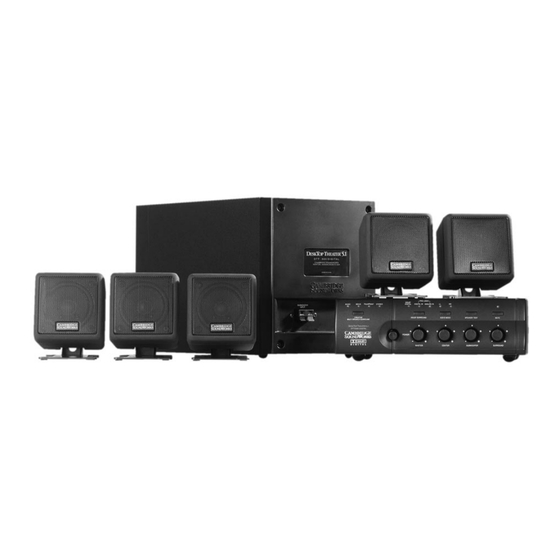 Cambridge SoundWorks DTT250 Installation And Operating Instructions Manual