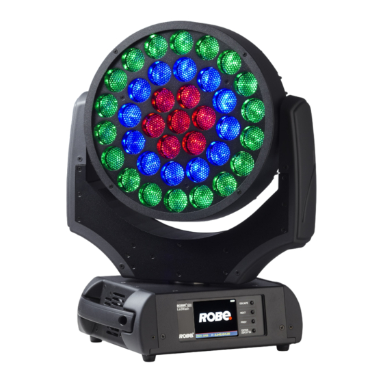 Robe Robin 600 PureWhite User Manual