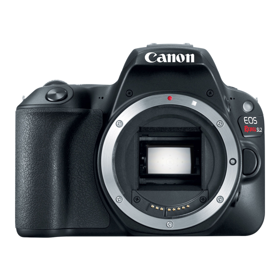 Canon EOS Rebel SL2 EOS 200D Instruction Manual