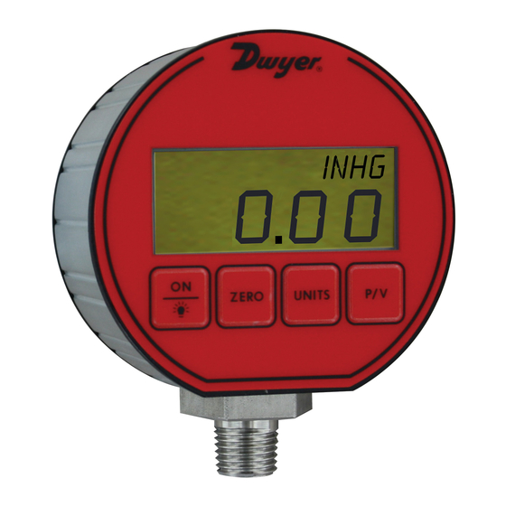 Dwyer Instruments DPG-000 Series Specifications-Installation And Operating Instructions
