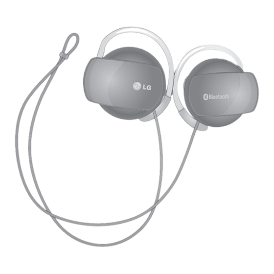 LG Bluetooth HBS-250 User Manual
