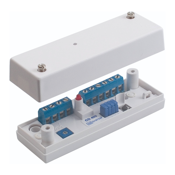 Alarmtech CD 400 Instruction Manual