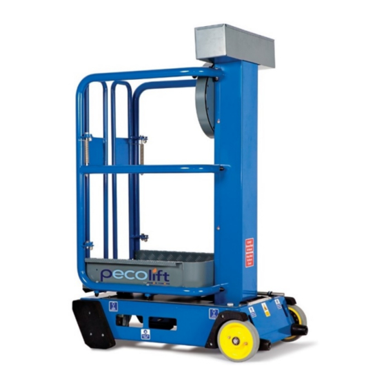 Power Towers Pecolift Tower Manual