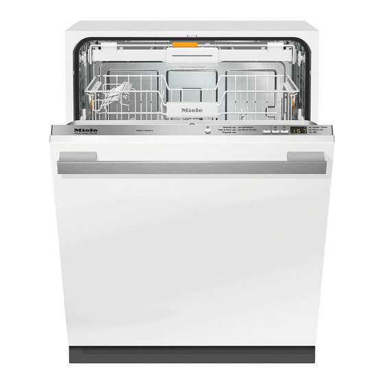 Miele G 4998 Operating Instructions Manual