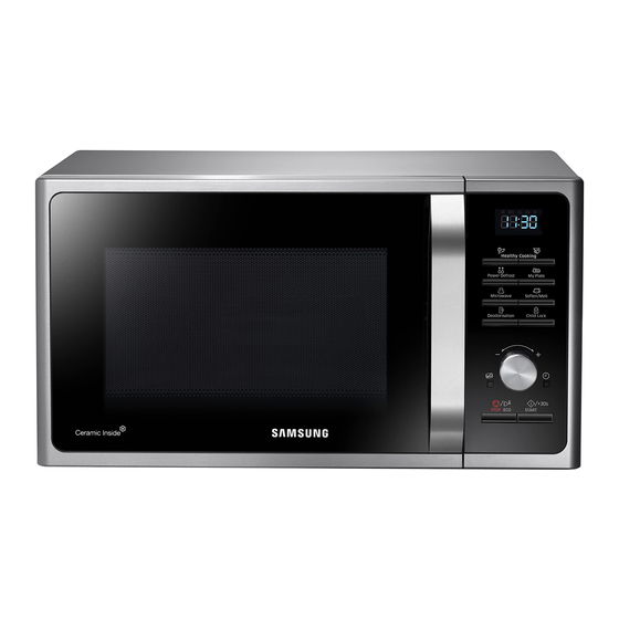 Samsung MG28F303TA Series Owner's Instructions & Cooking Manual