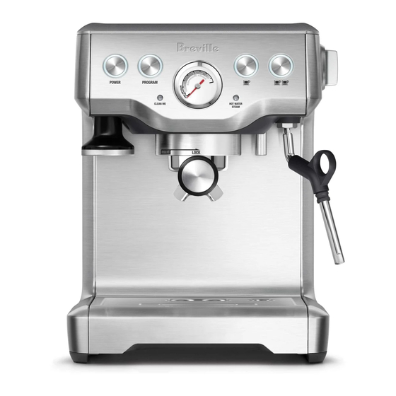 Breville Infuser BES840CRN Instruction Booklet