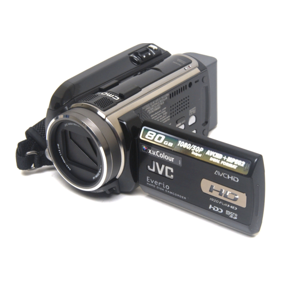 JVC GZ-HD320 - Everio Camcorder - 1080p Manuals