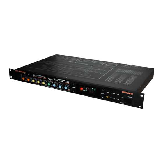 Roland DEP-5 Owner's Manual