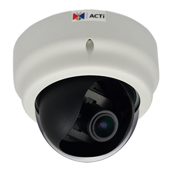 ACTi D61 Hardware Manual