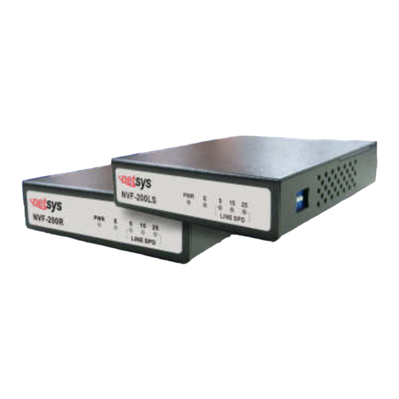 netsys NVF-200LS/R User Manual