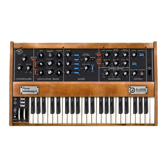 Arturia mini v User Manual