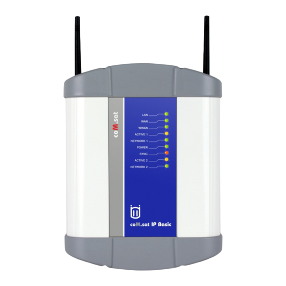 User Manuals: coM.sat IP BASIC ISDN Gateway