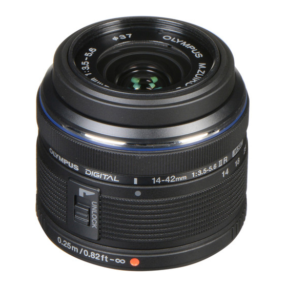 Olympus ED14-42MM f3.5-5.6 Instructions Manual