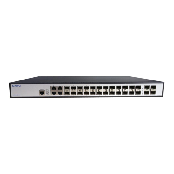 Maipu SM3300-28FX Installation Manual