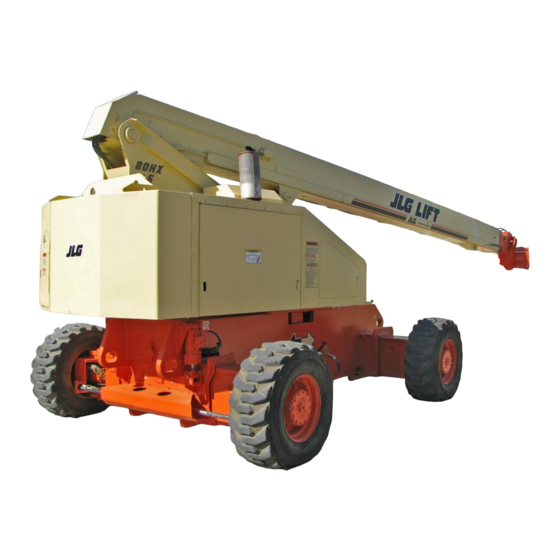 JLG 80HX Service Maintenance Manual