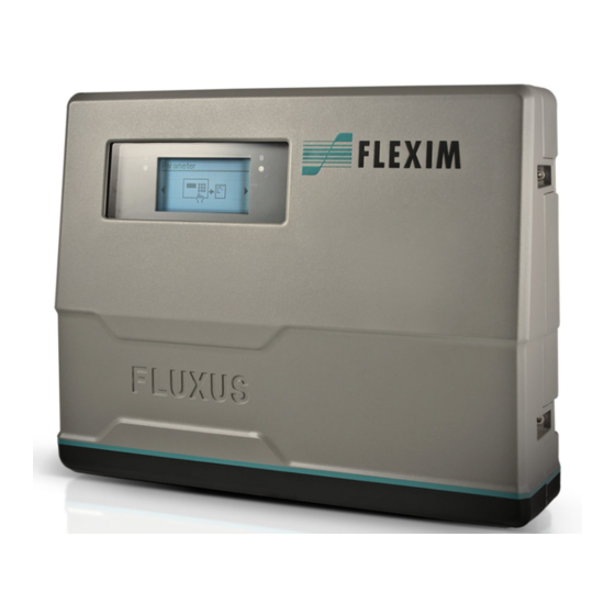 Flexim FLUXUS WD Ultrasonic Flow Meter Manuals