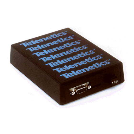 Telenetics MIU9.6FPD Installation, Operation & Diagnostics