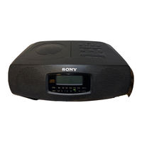 Sony ICF-CD820 - Cd/am/fm Stereo Clock Radio Service Manual