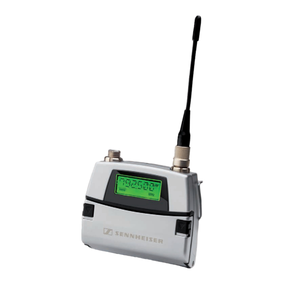 Sennheiser SK 5212-II Product Sheet