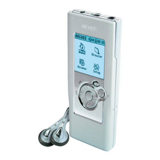 Archos Gmini XS100 User Manual