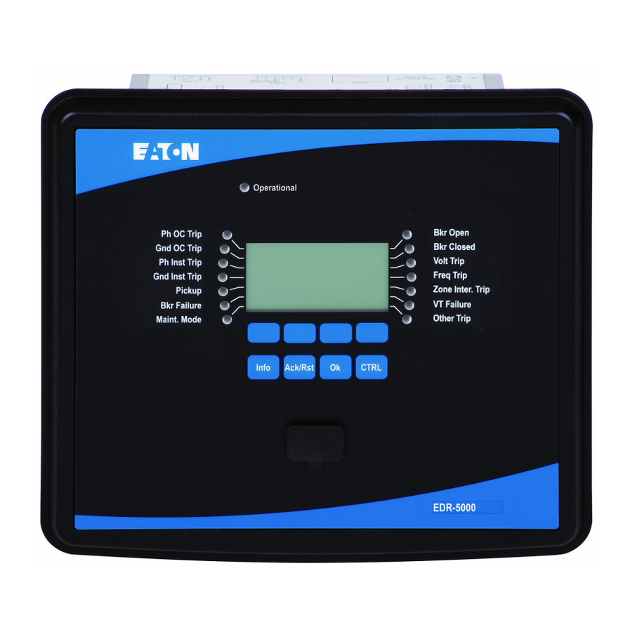 Eaton EDR-5000 Installation, Operation And Maintenance Manual