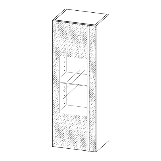 Germania Hangevitrine 1502 Assembly Instruction Manual