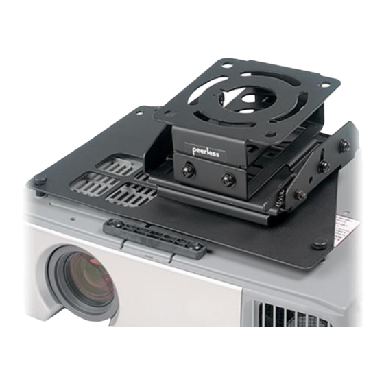 PEERLESS Encore PJRL411 Installation And Assembly