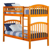 Atlantic Furniture RICHLAND BUNK BED TWIN-TWIN Assembly Instructions Manual