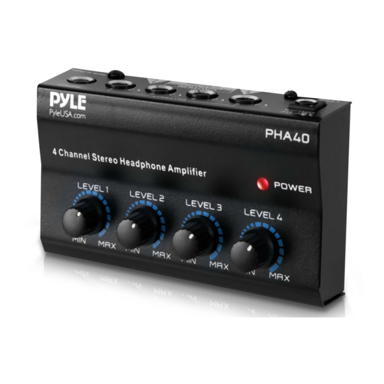 Pyle PHA40 Manual