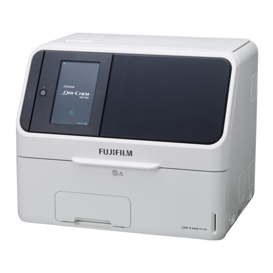 FujiFilm FUJI DRI-CHEM NX700 Instruction Manual