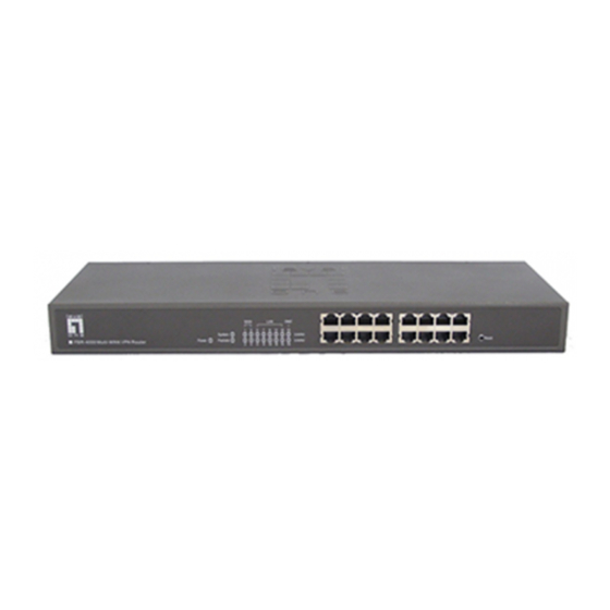 LevelOne NetCon FBR-4000 Specifications