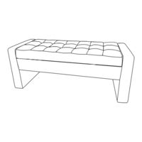 Martha Stewart GILLIAN STORAGE BENCH Assembly Instructions