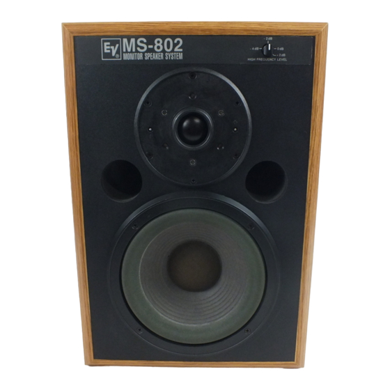 Electro-Voice MS-802 Specifications