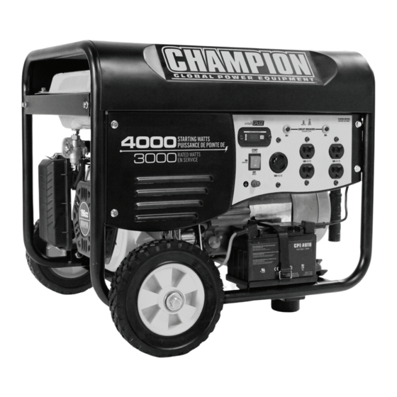 Champion 46555 Owner's Manual & Operating Instructions