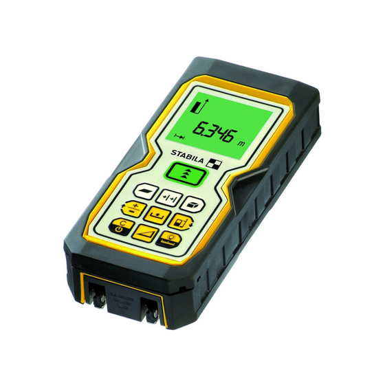 Stabila LD 400 Operating Instructions Manual