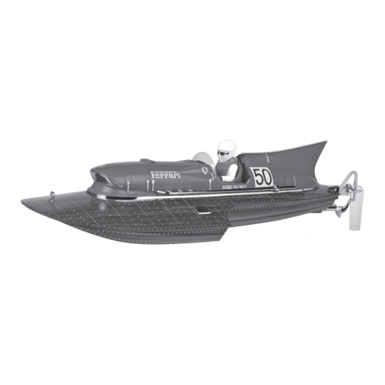 Carrera Ferrari Boat Arno XI ?300006 Assembly And Operating Instructions Manual