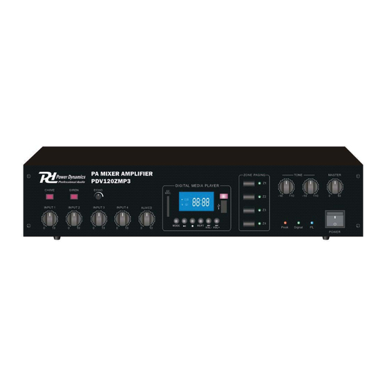 Pd PDV120ZMP3 Instruction Manual